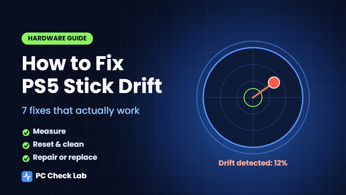 How to Fix PS5 Stick Drift: 7 Fixes That Actually Work